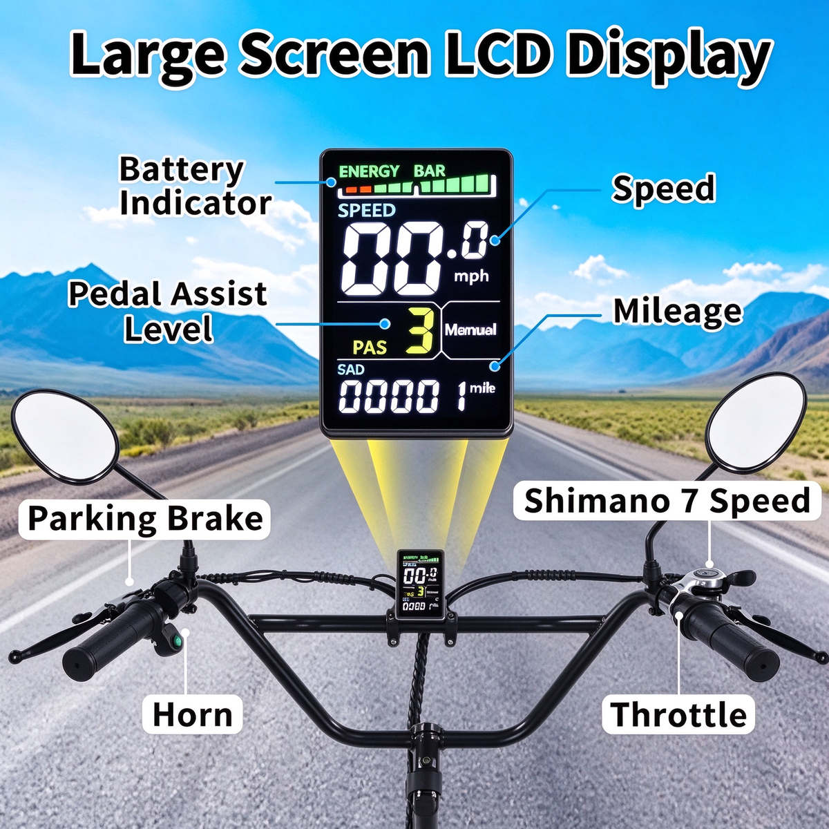 Removable Battery 3 Wheel E-Bike